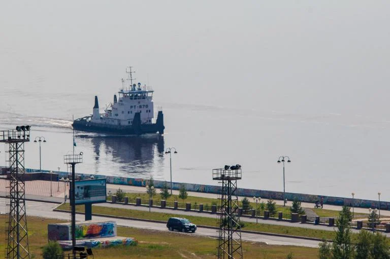 Уровень воды в реке Обь