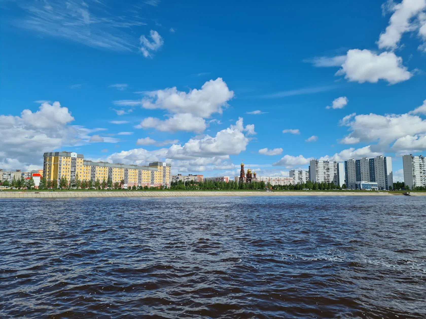 Уровень воды в реке Оби на 1 июня