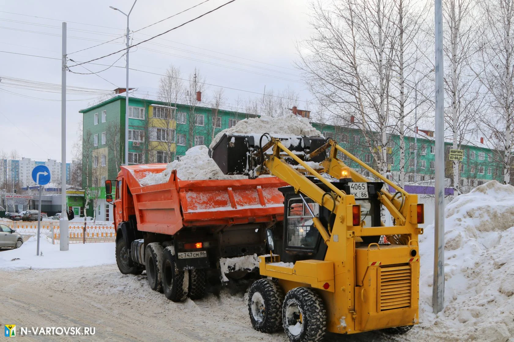 На полигон этой зимой направлено почти миллион кубических метров снега 